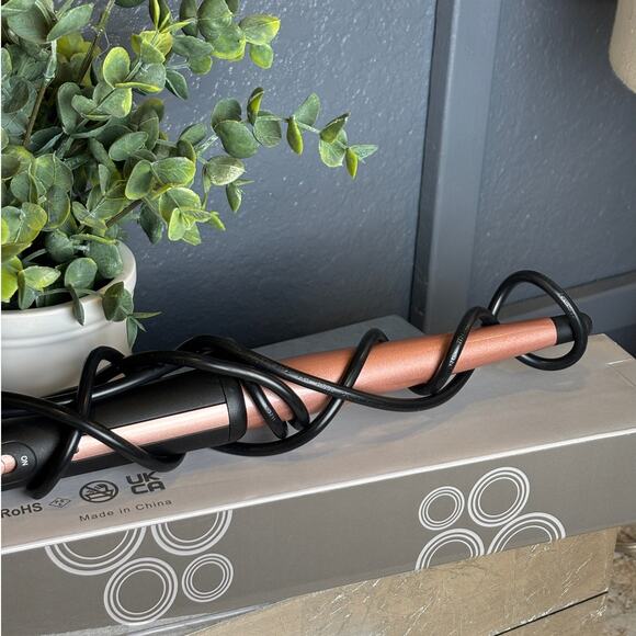 Hair Styling Tapered Wave Wand Curling Iron 0.5-1" Barrel Beauty Tool EUC - Picture 3 of 5